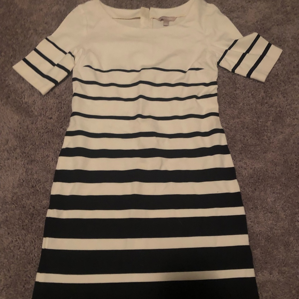 Banana Republic Striped Work Dress